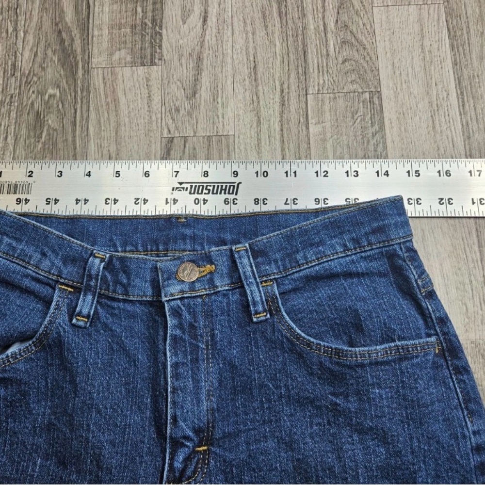 Riders Blue Denim Jean Capris with Brass Button - Picture 6 of 10